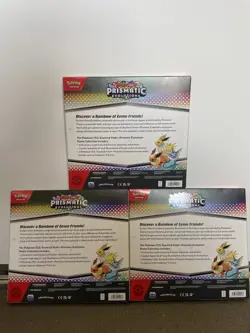 ⭐FREE SHIP⭐ 3x Pokemon TCG Prismatic Evolutions Poster Collection SEALED ✅ - Image 2
