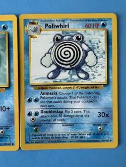 Poliwag #59/102 + Poliwhirl #38/102 - Base Set Pokemon Cards - Image 3