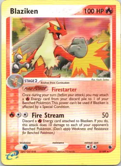 2003 EX - Ruby & Sapphire Blaziken Stage 2/Rare Holo #3 - Image 1