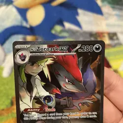 Pokemon TCG Journey Together N's Zoroark EX 185/159 SIR NM - Image 2