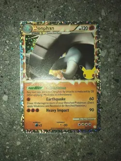 Pokemon TCG Donphan Prime 107/123 Celebrations Classic Collection NM-M - Image 3