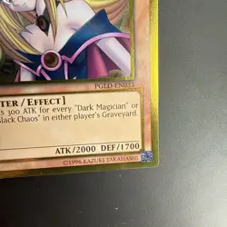 YUGIOH DARK MAGICIAN GIRL GOLD RARE PGLD-EN033 NEAR MINT - Image 3