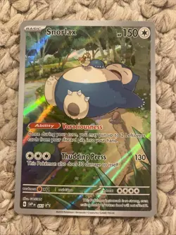 Snorlax 051 Sv: Scarlet & Violet Promo Cards Holo - Image 1