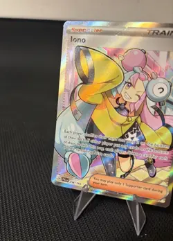 Pokemon TCG Iono Full Art 254/193 Paldea Evolved NM Card - Image 3