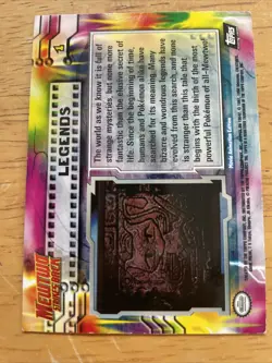 Legends #1 Topps Mew Pokemon Mewtwo Strikes Back Movie Card Black Label - Image 2
