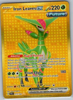 Iron Leaves ex 213/162 SV05: Temporal Forces - Pokemon Card - NM - Image 1