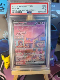 Mew Ex 053 - SVP053 - BLACK STAR UPC Promo 151 - PSA 9 - Pokemon Card - Image 1