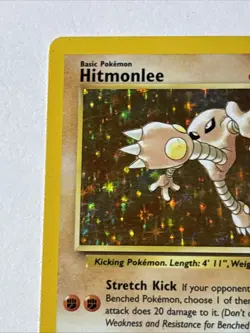 Hitmonlee 7/62 Fossil Holo Pokemon TCG MP Awesome Card 🔥 - Image 2