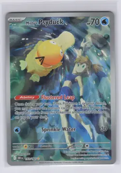 Misty's Psyduck Holo Illustration Rare Card 193/182 Sv10: Destined Rivals NM - Image 1