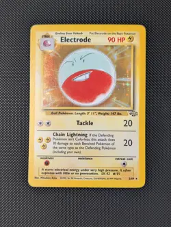 Pokemon TCG Electrode Holo Rare Card 2/64 Jungle Unlimited MP - Image 1