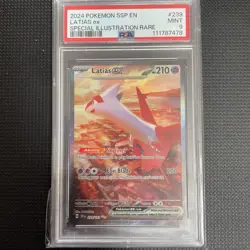 Pokemon TCG Latias EX Surging Sparks Special Illustration Rare Card PSA9 239/191 - Image 1