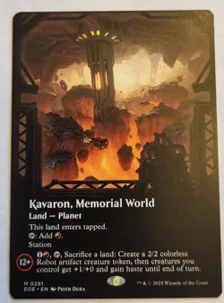 Kavaron, Memorial World (Borderless) Edge of Eternities Regular LP - Image 1