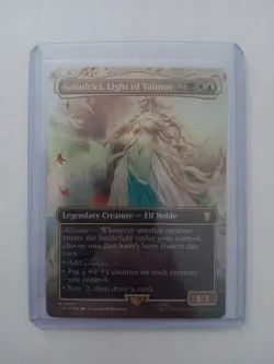 MTG LOTR Galadriel Light of Valinor Borderless Foil M 498 - Image 1