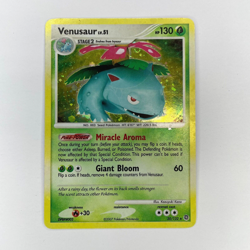 MISPRINT HOLO BLEED VENUSAUR 20/132 DIAMOND AND PEARL SECRET WONDERS HP POKEMON - Image 1