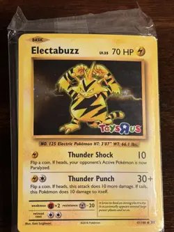 Electabuzz 41/108 Toys R Us Stamped Promo - Pokemon Evolutions Card (SEALED) - Image 1