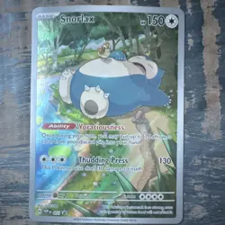 Pokemon TCG Snorlax Promo Holo 051 SV Scarlet & Violet Basic 150 HP - Image 1