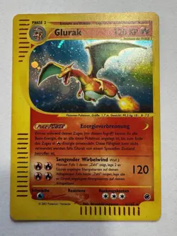 Glurak 6/165 Expedition Regular Holo Deutsch - Charizard Shiny Pokemon Karten - Image 1