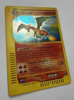 Glurak 6/165 Expedition Regular Holo Deutsch - Charizard Shiny Pokemon Karten - Image 4