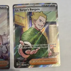 Pokemon TCG Lot of 3 Trainer Erika Jasmine Lt. Sur… - Image 4