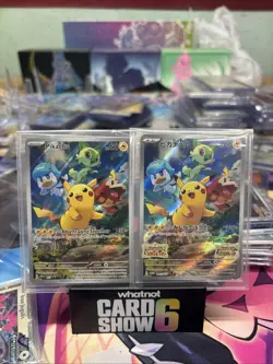 Pokemon TCG Pikachu Sealed English And Japanese Set Promos 027 And 001/sv-p - Image 1