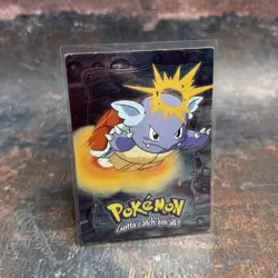 Wartortle #08 - Topps E8 Of 12 Black Logo - Texture Holo Pokemon - Image 1