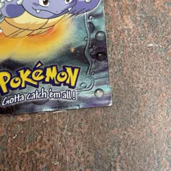 Wartortle #08 - Topps E8 Of 12 Black Logo - Texture Holo Pokemon - Image 3