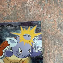 Wartortle #08 - Topps E8 Of 12 Black Logo - Texture Holo Pokemon - Image 4