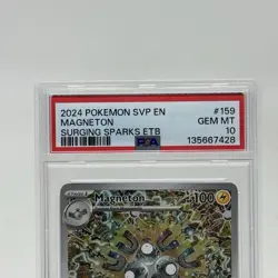 Pokemon TCG Magneton SVP 159 Surging Sparks Promo PSA 10 - Image 2