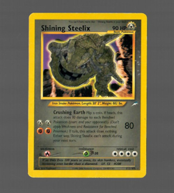 Pokemon Neo Destiny Unlimited- Shining Steelix Holo Secret Rare 112/105 - Image 1