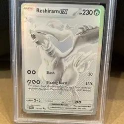 2025 Pokemon Reshiram ex 173/086 Scarlet & Violet: White Flare BWR Holo PSA 9 - Image 5