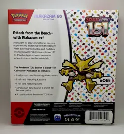 Pokemon TCG: Scarlet & Violet-151 Alakazam ex Collection Booster Box - Image 2