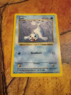 Shadowless Seel Base Set 41/102 | First Print | Vintage Pokemon - Image 1