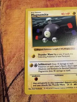 Shadowless Magnemite Base Set 53/102 | WOTC Vintage Pokemon - Image 3
