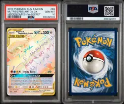 Pokemon 2019 Moltres Zapdos Articuno GX 69/68 Hidden Fates GEM MINT PSA 10 - Image 3