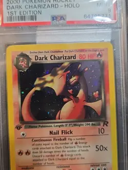 2000 Pokemon Dark Charizard 1st Edition PSA 9 MINT HOLO 4/82 Authenticated - Image 4