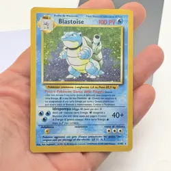 CARTA POKEMON BLASTOISE HOLO 2/102 - ITA - SET BASE - PLAYED - GIOCATA - Image 2