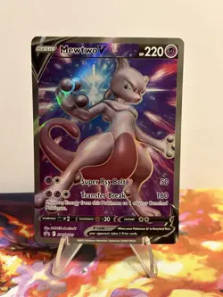 Mewtwo V SWSH229 Pokemon GO ETB Black Star Promo - Image 2