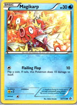 Pokemon TCG Magikarp 30/113 Legendary Treasures LP - Image 1