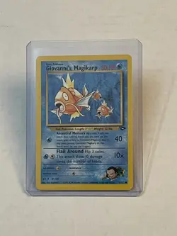 VTG Pokemon TCG Giovanni's Magikarp 73/132 Gym Challenge Non Holo Unlimited LP - Image 1
