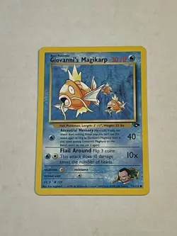 VTG Pokemon TCG Giovanni's Magikarp 73/132 Gym Challenge Non Holo Unlimited LP - Image 3
