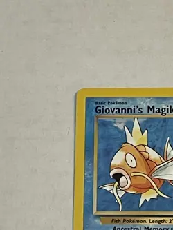 VTG Pokemon TCG Giovanni's Magikarp 73/132 Gym Challenge Non Holo Unlimited LP - Image 4