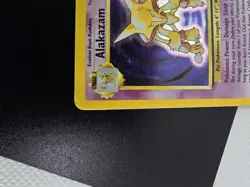 Wizards Alakazam Base Set Holo Rare 1/102 1999 Stage 2 Psychic Pokemon TCG - Image 5