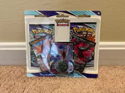 Pokemon Chilling Reign 2 Pack Blister Galarian Zapdos V, Articuno V, Moltres V - Image 1