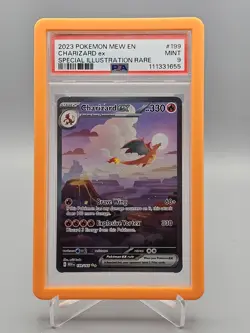 2023 Pokemon 151 Charizard ex 199 Special Illustration Rare PSA 9 Scarlet Violet - Image 1