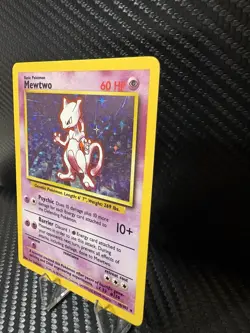 1999 Pokemon Base Set Mewtwo Holo 10/102 WOTC MP Vintage Holo Rare - Image 3