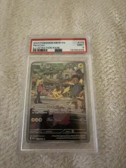 Pokemon TCG Pikachu Scarlet Violet 151, 173/165 Illustration Rare - PSA 9 - Image 1