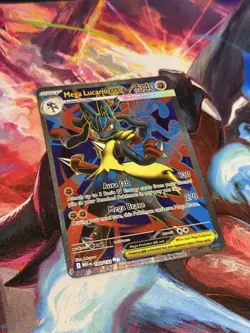 Pokemon TCG - Mega Evolution Mega Lucario ex 160/132 Ultra Rare Full Art NM/Mint - Image 1