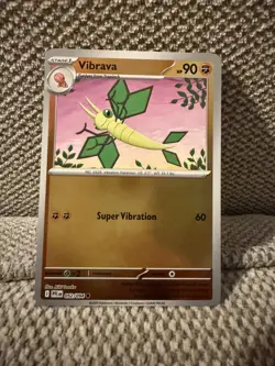 Pokemon Vibrava 052/094 ME02 Phantasmal Flames Reverse Holo NM TCG - Image 1