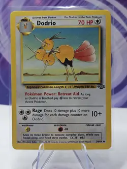 Pokemon TCG Dodrio Jungle 34/64 Regular Unlimited Uncommon NM - Image 1