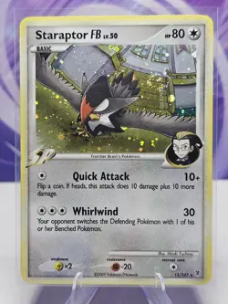 🌀 Swirl 🌀Staraptor FB 11/147 Supreme Victors Holo Pokemon LP - Image 1